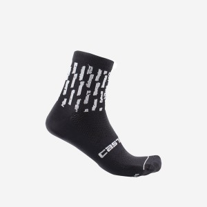 Castelli AERO PRO W 9 CM Women Socks Black | 0195-YZTBQ