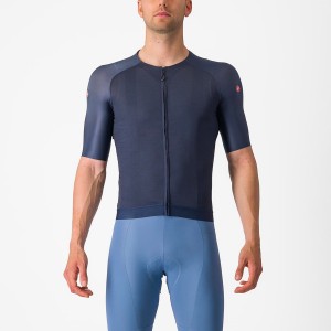 Castelli AERO RACE 7.0 Men Jersey Blue | 4730-QNRIV