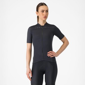 Castelli ANIMA 4 Women Jersey Black | 4562-FICSH