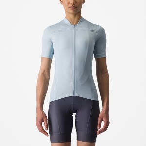 Castelli ANIMA 4 Women Jersey Blue | 9312-KSGPZ