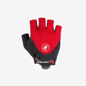 Castelli ARENBERG GEL 2 Men Gloves Red | 0196-QZKVP