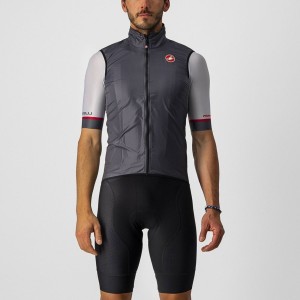 Castelli ARIA Men Vest Dark Grey | 2319-DOPLA