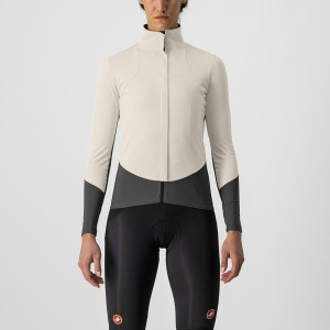 Castelli BETA RoS W Women Jackets Dark Grey | 0653-HIGFZ