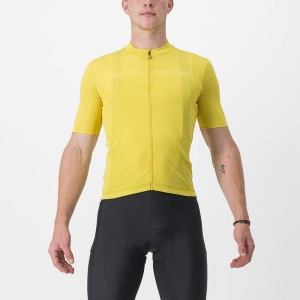 Castelli CLASSIFICA Men Jersey Yellow | 4196-JMZFW