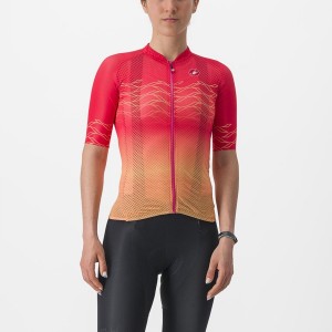 Castelli CLIMBER'S 2.0 W Women Jersey Orange | 6892-SKDTH