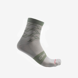 Castelli CLIMBER'S 3.0 12 CM Women Socks Grey | 3609-WNBVA