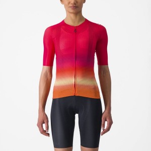 Castelli CLIMBER'S 4.0 W Women Jersey Pink | 2459-ZSUIR