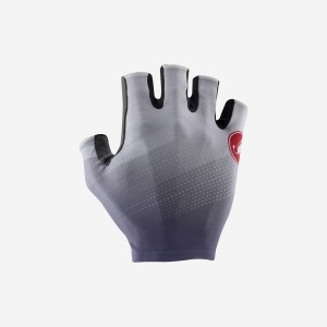 Castelli COMPETIZIONE 2 Men Gloves Silver Grey | 9178-NYZJA