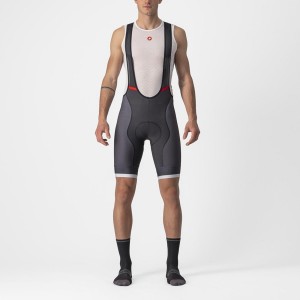 Castelli COMPETIZIONE KIT Men Bib Shorts Dark Grey / Silver Grey | 5436-NDCPI