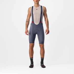 Castelli COMPETIZIONE Men Bib Shorts Blue | 3410-TOQDH