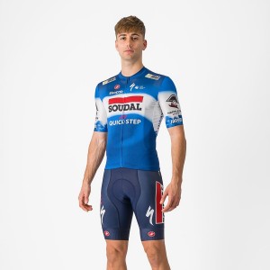 Castelli COMPETIZIONE Men Bib Shorts Blue | 7052-XUQMF