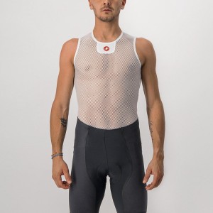 Castelli CORE MESH 3 SLEEVELESS Men Base Layer White | 9278-NRPFE