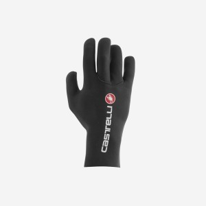 Castelli DILUVIO C Men Gloves Black | 6483-YJUMD