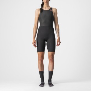 Castelli ELITE W Women Speedsuits Black | 1407-IRBEA