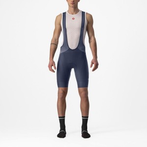 Castelli ENDURANCE 3 Men Bib Shorts Blue | 6029-RTFWD