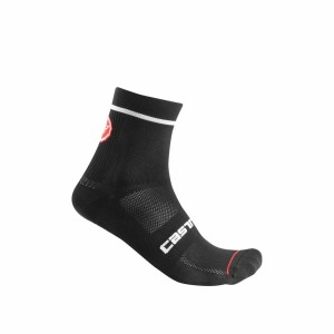 Castelli ENTRATA 9 Men Socks Black | 3652-VCSHY