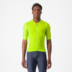 Castelli ESPRESSO Men Jersey Light Green / Deep Green | 1342-IAPKJ