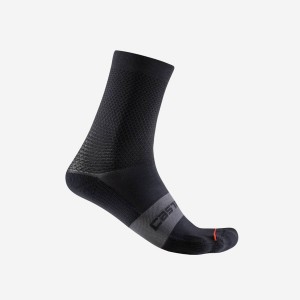 Castelli ESPRESSO W 12 Women Socks Black | 9734-PZMKA