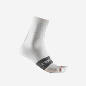 Castelli ESPRESSO W 12 Women Socks White | 5190-OBRAK