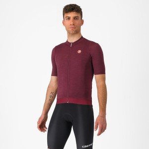 Castelli ESSENZA Men Jersey Burgundy | 4638-BGMXY