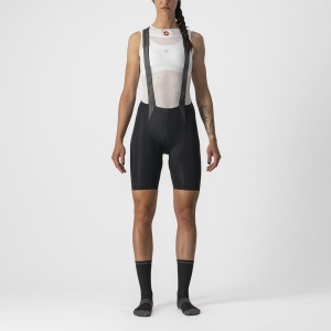 Castelli FREE AERO RC W Women Bib Shorts Black | 4198-GNBFP