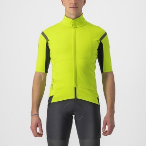 Castelli GABBA RoS 2 Men Jackets Light Green / Dark Grey | 2756-BODHC