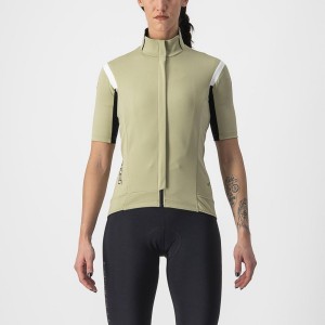 Castelli GABBA RoS 2 W Women Jackets Green | 1792-NVZOB