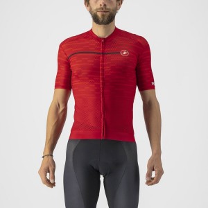 Castelli INSIDER Men Jersey Dark Red | 9012-FKIAB