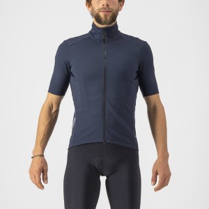 Castelli PERFETTO RoS 2 WIND Men Jackets Blue | 3071-XDPKM