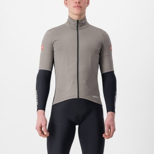 Castelli PERFETTO RoS 2 WIND Men Jackets Grey | 7245-AUWRL