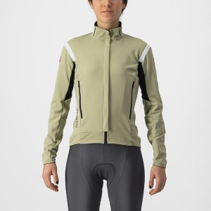 Castelli PERFETTO RoS 2 W Women Jackets Green | 9243-XSWET