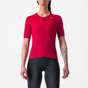 Castelli PREMIO W Women Jersey Red | 9638-WIEQU