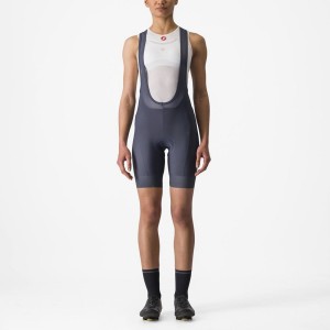 Castelli PRIMA Women Bib Shorts Blue | 8916-SMBTI