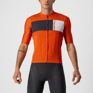 Castelli PROLOGO 7 Men Jersey Red / Black / White | 2831-BRJIW