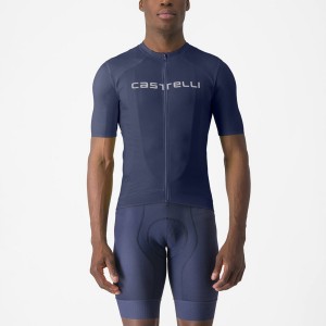 Castelli PROLOGO LITE Men Jersey Blue / White | 8160-SZOUV