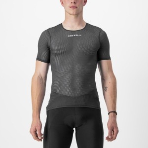 Castelli PRO MESH 2.0 SHORT SLEEVE Men Base Layer Black | 3586-PFXVU