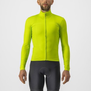 Castelli PRO THERMAL MID LS Men Jersey Light Green | 0452-CNGIB