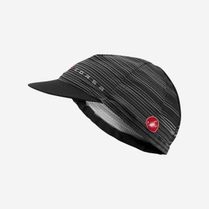 Castelli ROSSO CORSA Men Cap Black | 3649-ZPTDA