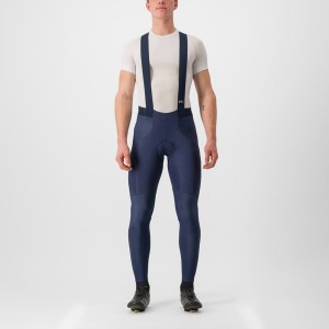 Castelli SORPASSO RoS Men Bib Tights Blue | 6031-KPLWC