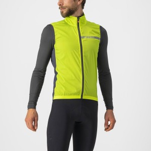 Castelli SQUADRA STRETCH Men Vest Light Green / Dark Grey | 4985-ERJAX