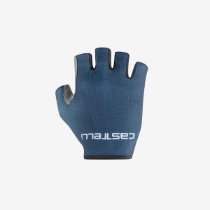 Castelli SUPERLEGGERA SUMMER. Men Gloves Blue | 2380-YBTVG