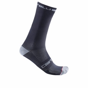 Castelli SUPERLEGGERA T 18 Men Socks Blue | 1379-EPNVW