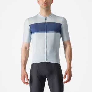 Castelli TRADIZIONE Men Jersey Blue / Blue / Grey | 8064-DCGPO