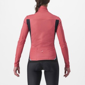 Castelli TRANSITION 2 W Women Jackets Red / Black | 2859-CEJOX