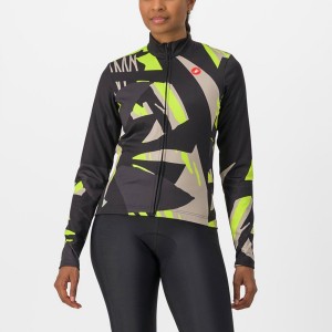 Castelli TROPICALE LS Women Jersey Black | 5687-ZDALV