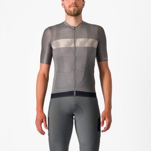 Castelli UNLIMITED ENDURANCE Men Jersey Grey | 5629-GCHRV