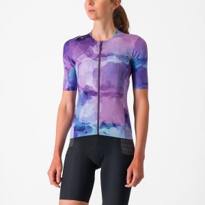 Castelli UNLIMITED PRO W Women Jersey Purple | 7809-HXLRY