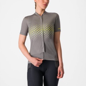 Castelli UNLIMITED SENTIERO 3 Women Jersey Grey | 4702-JYOTM