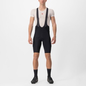 Castelli UNLIMITED THERMAL Men Bib Shorts Black | 3180-MCPRN