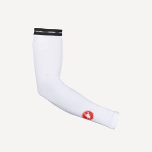 Castelli UPF 50 + LIGHT ARM SLEEVES Women Arm Warmer White | 7396-ONPLI